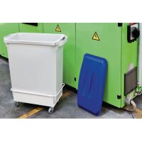 Durable Wertstoffsammler 60 l H600xB280xT590mm grau ohne Deckel, lebensmittelecht