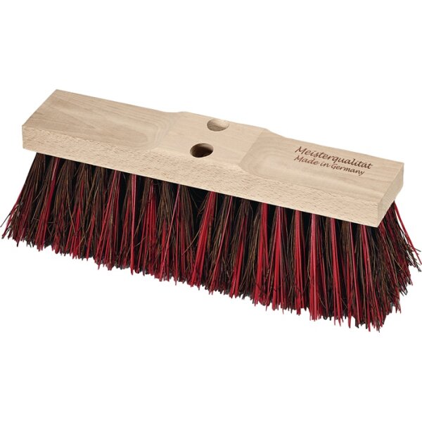 Straßenbesen Bahia/Elaston L.400mm m.2 Stiellöchern Sattelholz