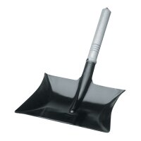 Kehrschaufel m.Holzgriff Kappe/Ring MET schwarz...
