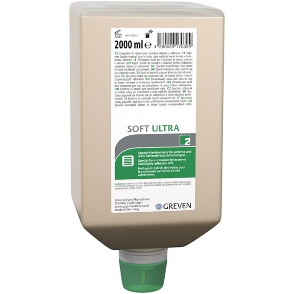 Greven Spezialhandreinigung GREVEN® SOFT ULTRA 2 l rückfettend