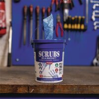 Scrubs Handreinigungstuch Scrubs ohne Einsatz von Wasser 72 St. Eimer