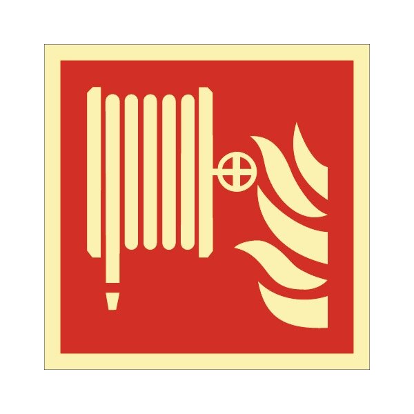 Brandschutzzeichen ASR A1.3/DIN EN ISO 7010/DIN 67510 Wandhydrant-Löschschl.Ku.