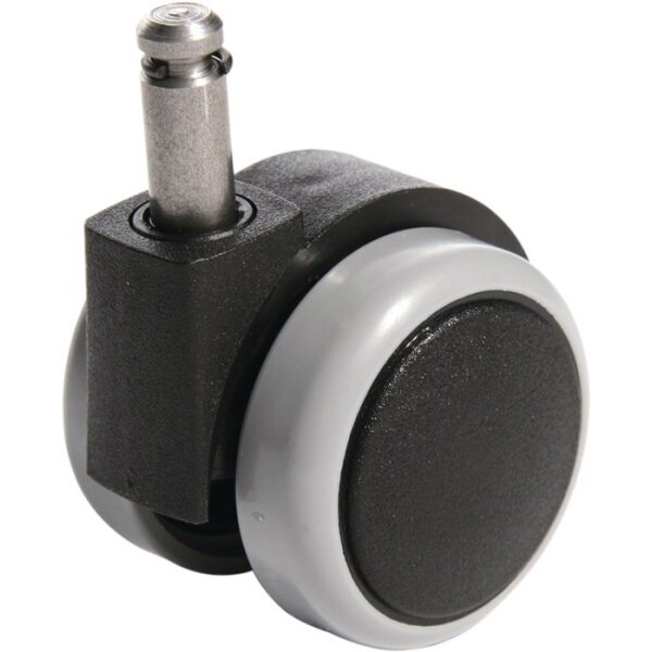 Topstar Rollen für harte Böden Rollen-Ø 55 mm passend für Bürodrehstuhl Stiftlänge 25 mm Stift-Ø 10 mm 5 St./Btl.