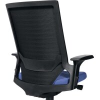 Topstar Bürodrehstuhl mit Autosynchrontechnik schwarz 420-550 mm mit Armlehnen Tragfähigkeit 110 kg