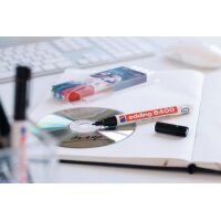 Edding CD/DVD/BD Marker 8400 schwarz Strichbreite 0,5-1...