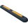 Leitschwelle L1000xB150xH60mm PVC schwarz m.gelben Reflexstreifen