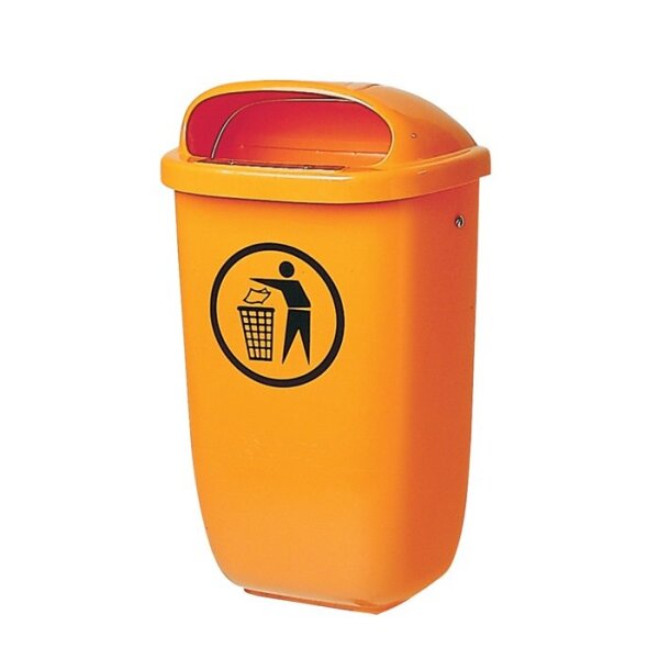 Sulo Abfallbehälter H650xB395xT250mm 50 l orange