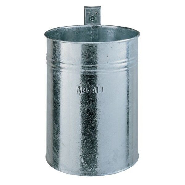 Renner Abfallbehälter H430xØ330mm 35 l verzinkt