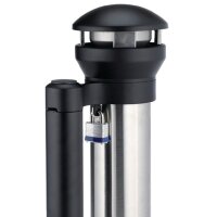 Rubbermaid Standascher D394xH1000mm silber rund Edelstahl