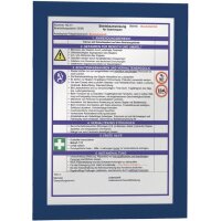 Durable Magnetrahmen DIN A4 dunkelblau selbstklebende...