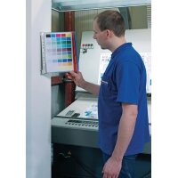 Durable Wandhalter 10 Sichttafeln rot/blau DIN A4 aus...