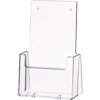 Helit Tischprospekthalter 1/3 DIN A4/C6 lang Kunststoff...