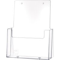 Helit Tischprospekthalter DIN A5 hoch Kunststoff...