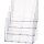 Helit Tischprospekthalter 4 x DIN A4 hoch Kunststoff transparent freistehend