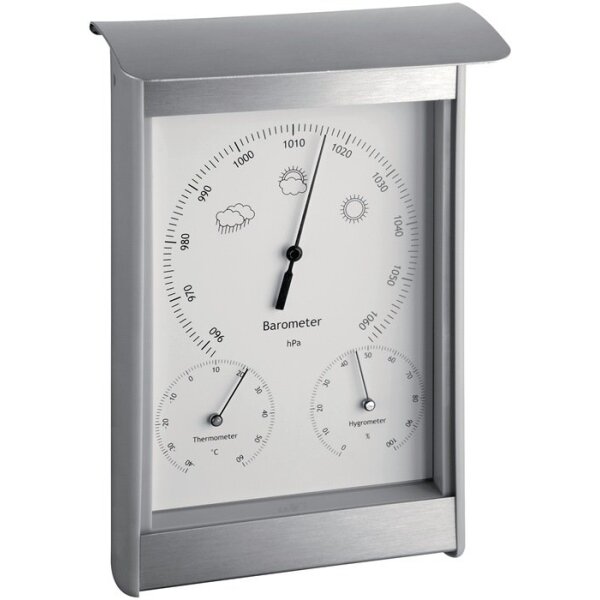 Tfa Wetterstation H215xB145xT70mm silber/weiß Aluminium/Kunststoff für innen/außen