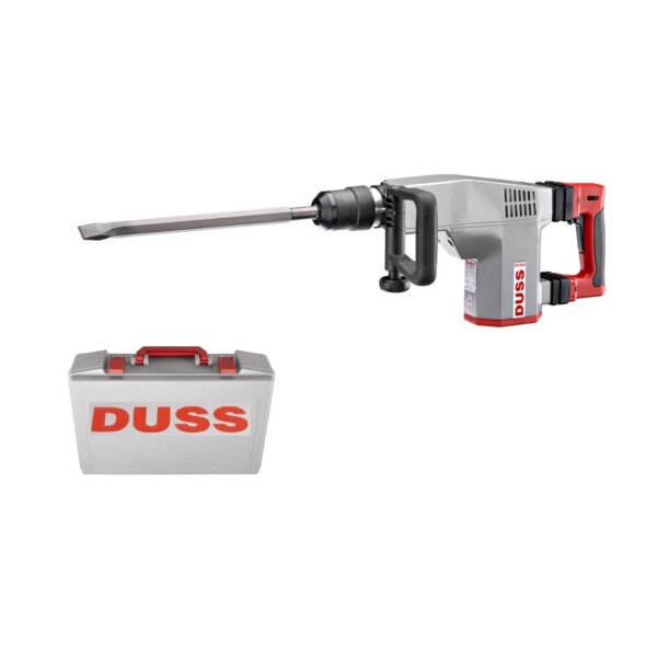 Duss PK160ASET Abbruchhammer im Set inkl. je 1 Stück Spitz- und Flachmeißel im Transportkoffer