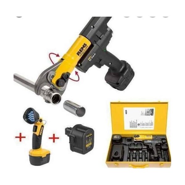 Rems REMS Akku-Press 14V Basic-Pack +Akku 5,0 Ah +Akku-LED-Lampe