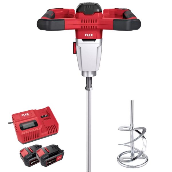 Flex MXE 18.0-EC/5.0 Set + HP2 120 Akku- Rührwerk